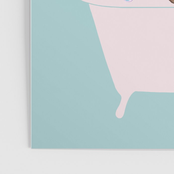 Brachiosaurus in Bathtub Poster Gallery Image 3