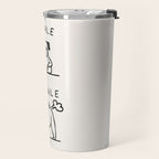 Inhale Exhale Pug Travel Mug Gallery Image 2