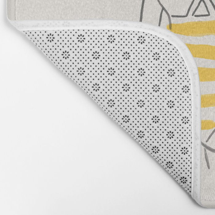 Summer ready - line drawing Bath Mat Gallery Image 2