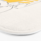 Summer ready - line drawing Bath Mat Gallery Image 3