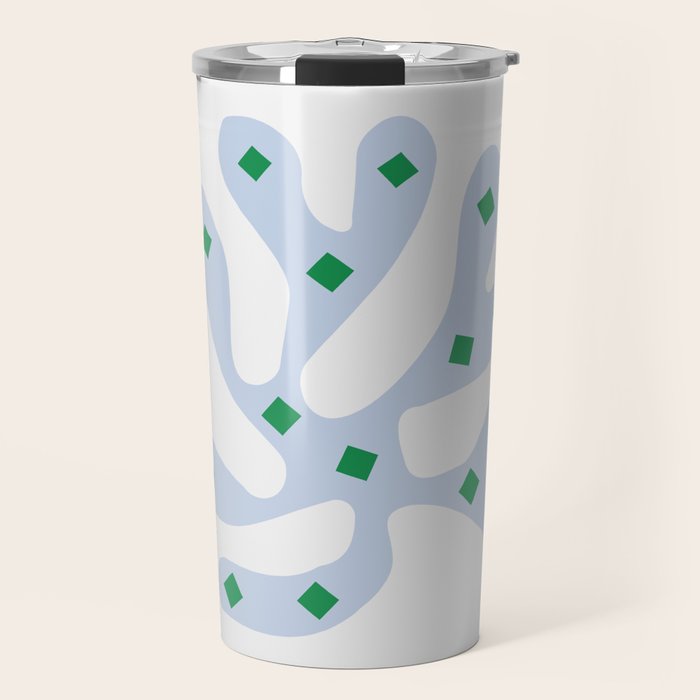 Periwinkle: Matisse Pastel Series 01 Travel Mug Gallery Image 1