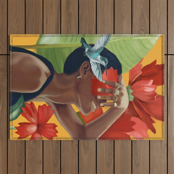 Blooming Joy Outdoor Rug Gallery Image 1