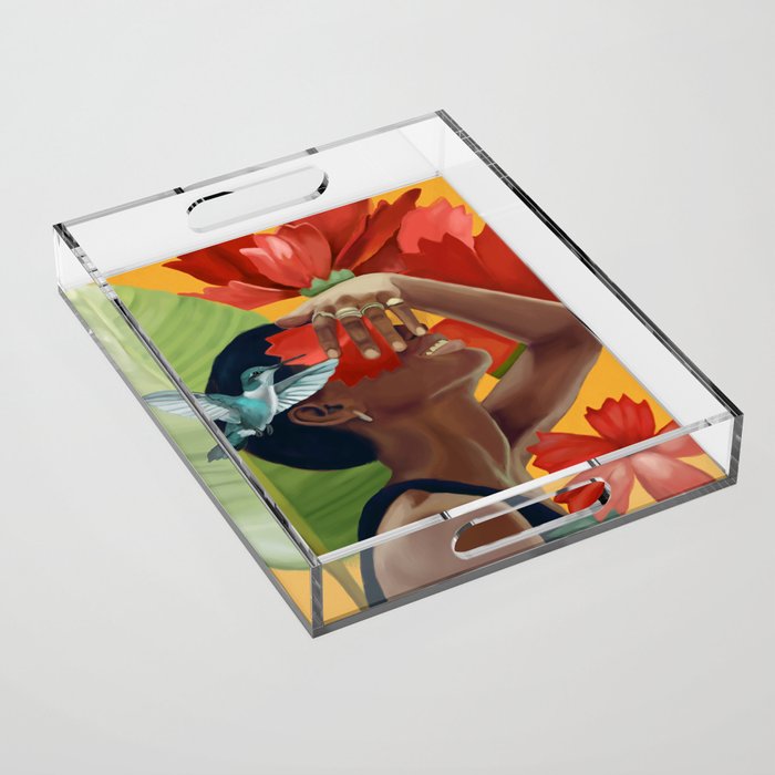 Blooming Joy Acrylic Tray Gallery Image 1