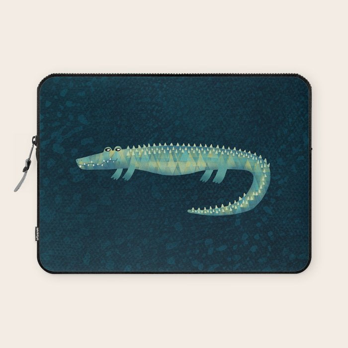 Alligator - or maybe Crocodile Laptop Sleeve Gallery Image 1