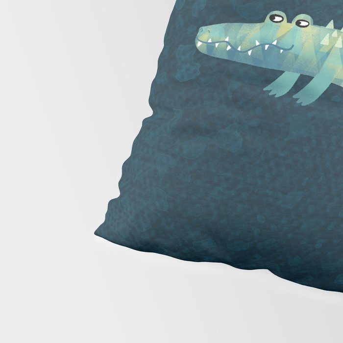 Alligator - or maybe Crocodile Pillow Sham Gallery Image 4