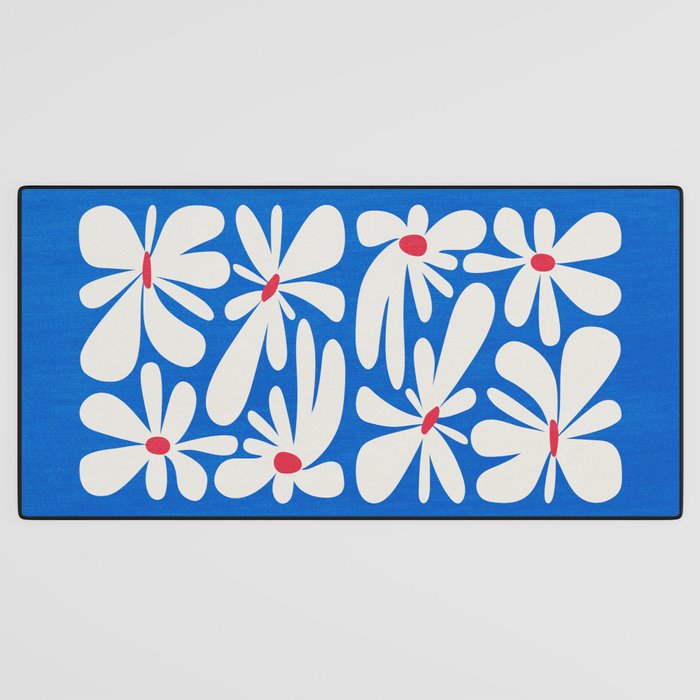 Bloom: Cobalt Blue Matisse Color Series 02 Desk Mat Gallery Image 3
