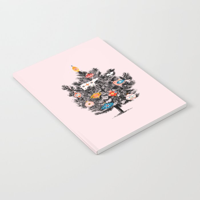 Retro Christmas tree no3 Notebook Gallery Image 2