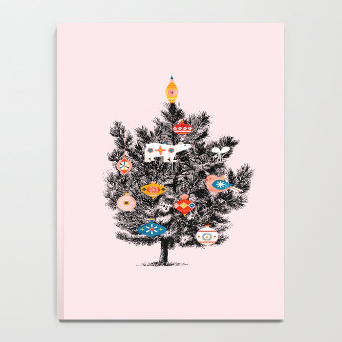 Retro Christmas tree no3 Notebook Gallery Image 4