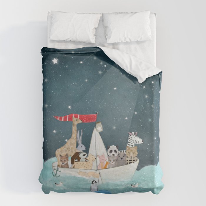 little nautical explorers Duvet Cover Gallery Image 6