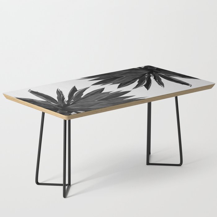 Agave Cactus Black & White Coffee Table Gallery Image 1