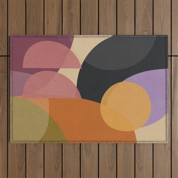 Modern Abstract Art 80 Outdoor Rug Gallery Image 1