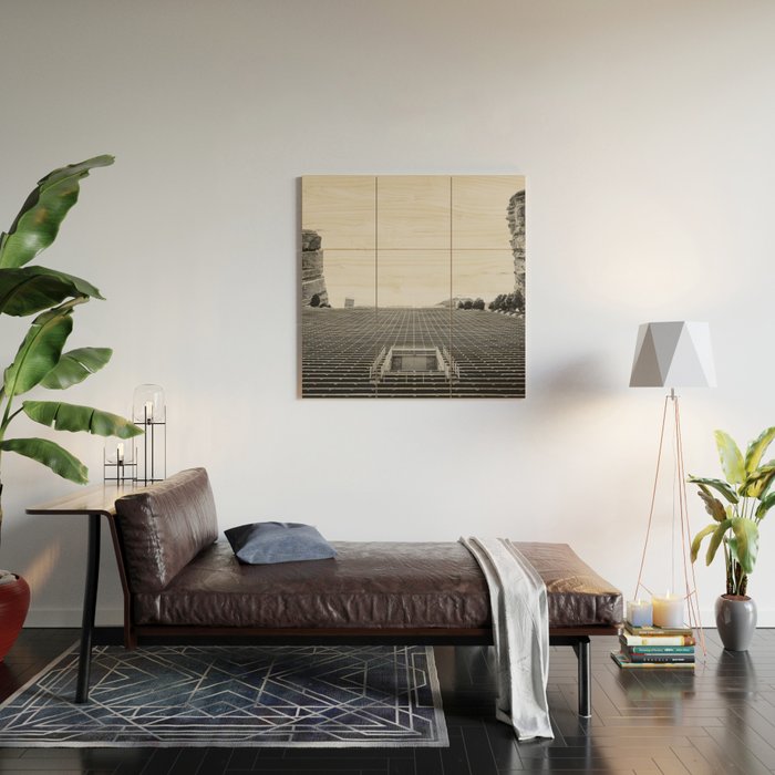 Red Rocks Wood Wall Art Gallery Image 2