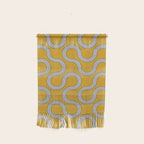My Favorite Geometric Patterns No.31 - Mustard Yellow Wall Hanging Gallery Image 1
