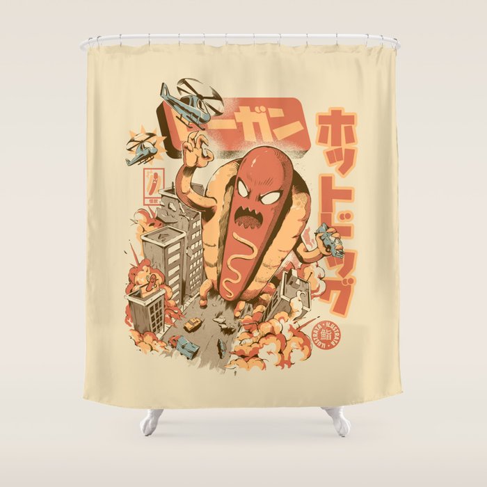 Great Hot Dog Shower Curtain Gallery Image 1