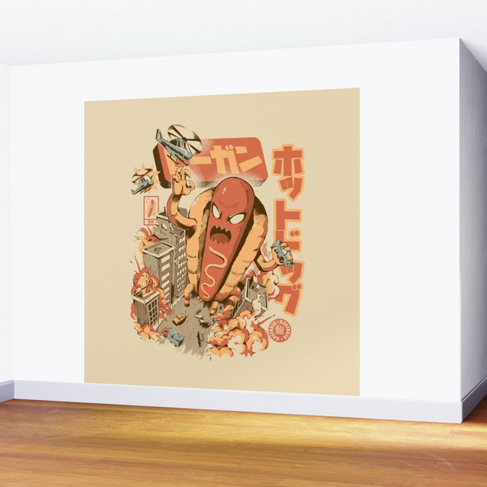 Great Hot Dog Wall Mural Gallery Image 2