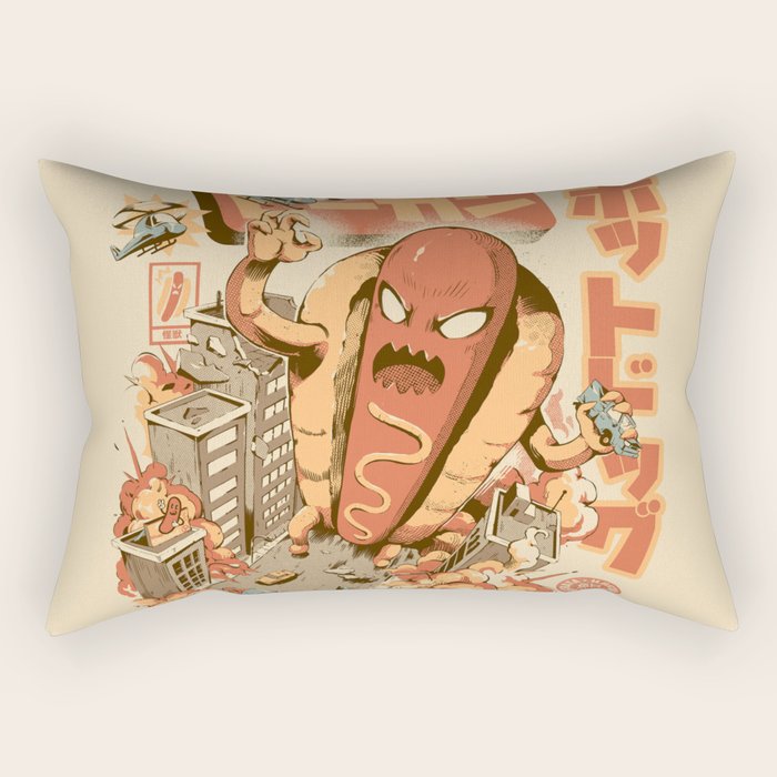 Great Hot Dog Rectangular Pillow Gallery Image 2
