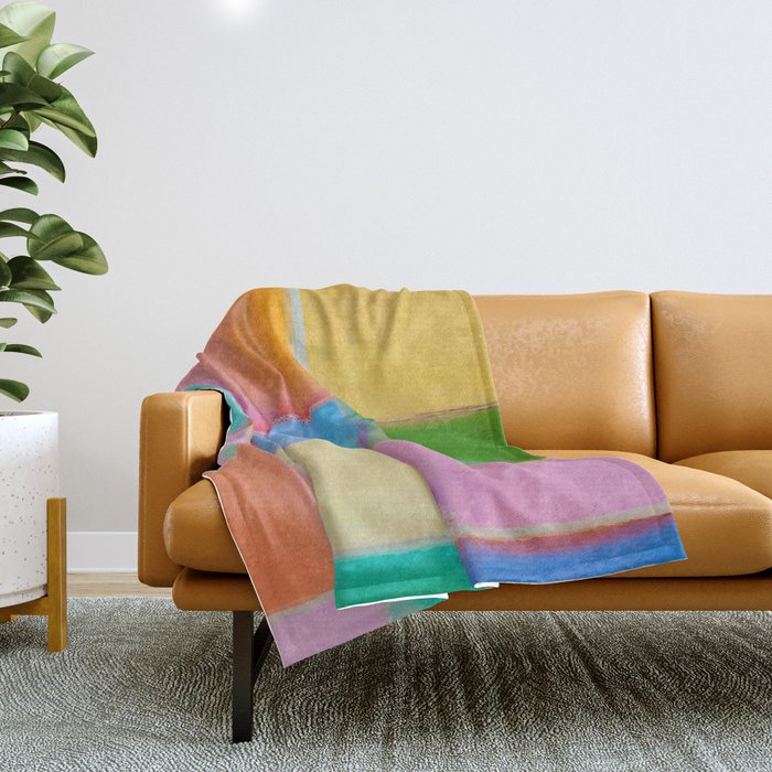 Colourplay 01: Mid Century Edition Throw Blanket Gallery Image 1