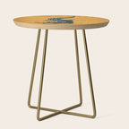 Crocodile - Teal & Ochre Side Table Gallery Image 1