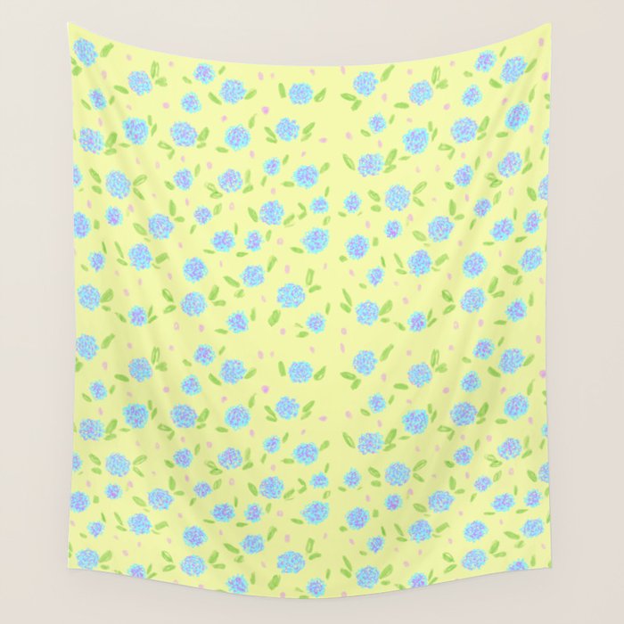 Sunlit Blooms Wall Tapestry Gallery Image 1