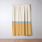 Neutral Summer Colour Block Window Curtain Gallery Image 3
