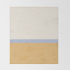 Neutral Summer Colour Block Throw Blanket Gallery Image 2