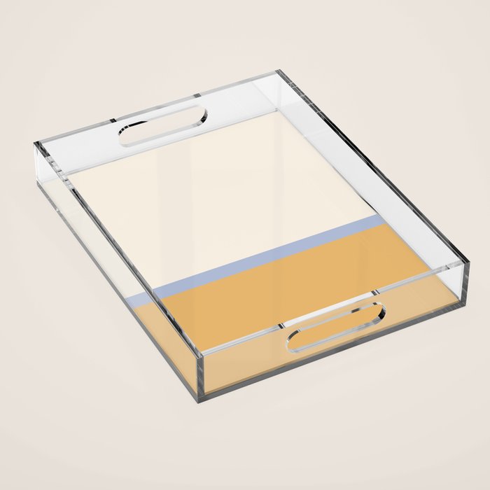Neutral Summer Colour Block Acrylic Tray Gallery Image 1