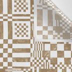 Warm Vintage Checks Wall Tapestry Gallery Image 3