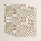 Warm Vintage Checks Wrapping Paper Gallery Image 3