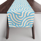 SWIRL Lake and Oat Table Runner Gallery Image 1