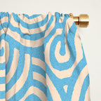 SWIRL Lake and Oat Window Curtain Gallery Image 2