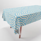 SWIRL Lake and Oat Tablecloth Gallery Image 1