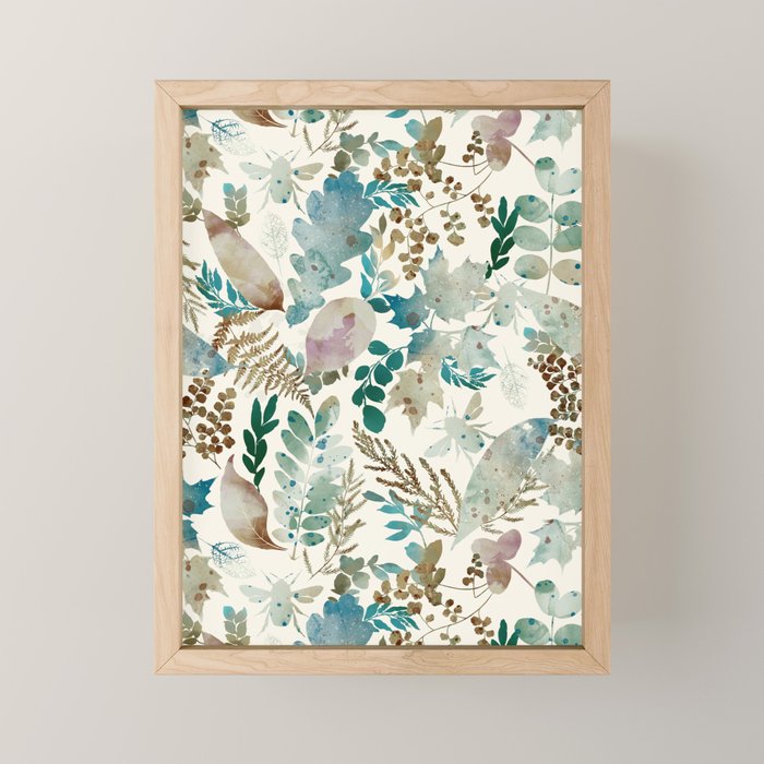 Autumn Botanical Bliss  Mini Art Print Gallery Image 1