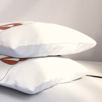 Colorful Thoughts Minimal Line Art Woman Face I Pillow Sham Gallery Image 3