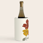 Colorful Thoughts Minimal Line Art Woman Face I Wine Chiller Gallery Image 2