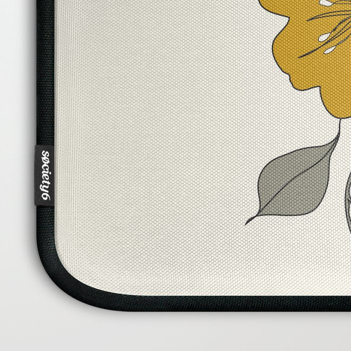 Colorful Thoughts Minimal Line Art Woman Face I Laptop Sleeve Gallery Image 3