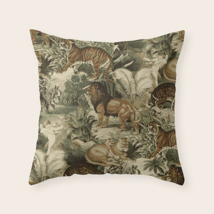 Beautiful Forest Throw Pillow Gallery Image 1