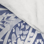 Leaves indigo fantasy tiled 4 Comforter Gallery Image 4