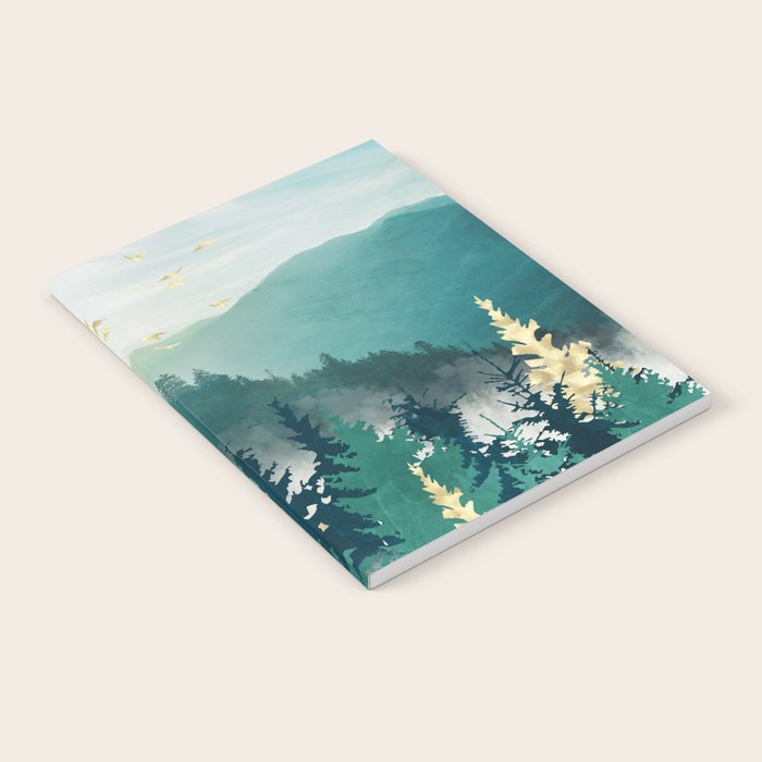 Blue Forest Mist Notebook Gallery Image 2
