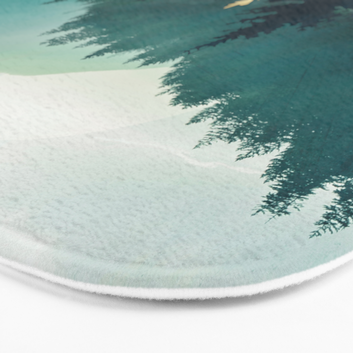 Blue Forest Mist Bath Mat Gallery Image 3