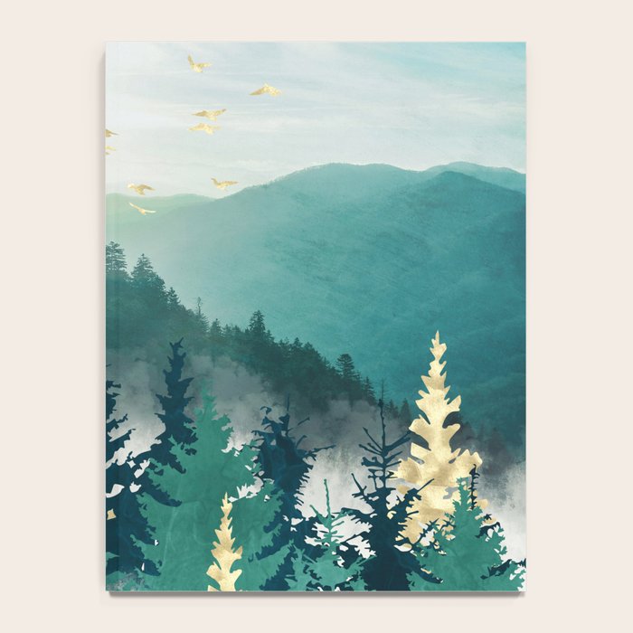 Blue Forest Mist Notebook Gallery Image 4