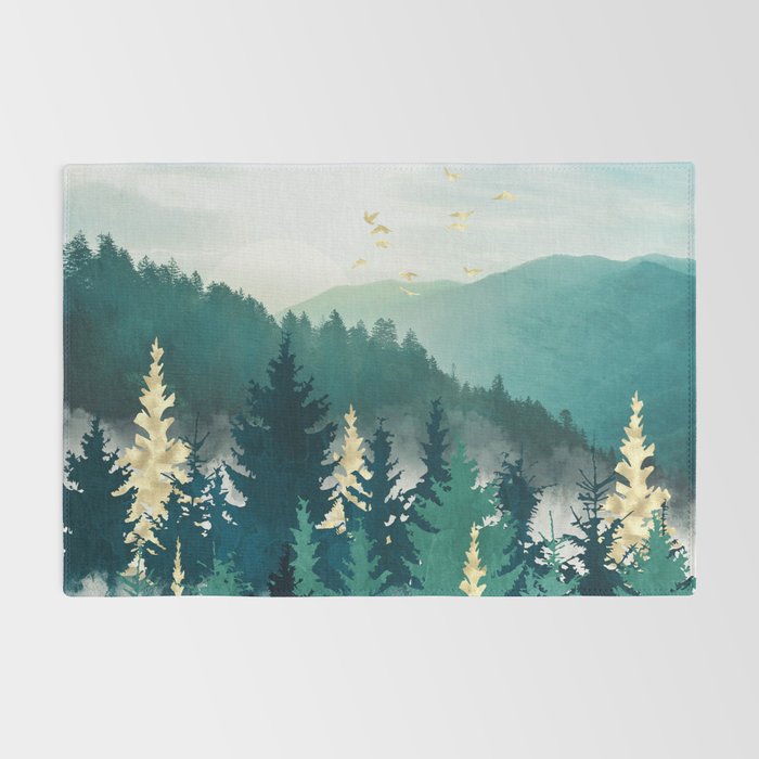 Blue Forest Mist Rug Gallery Image 2