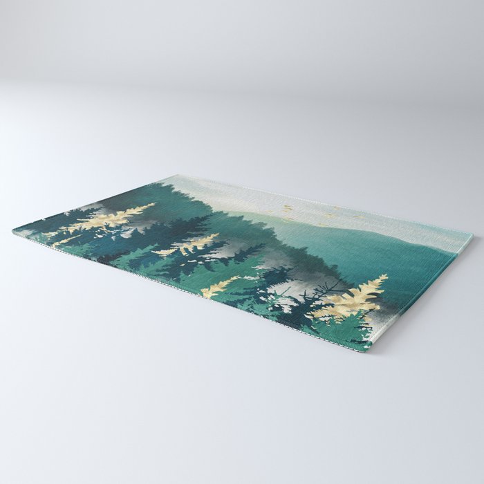 Blue Forest Mist Rug Gallery Image 3