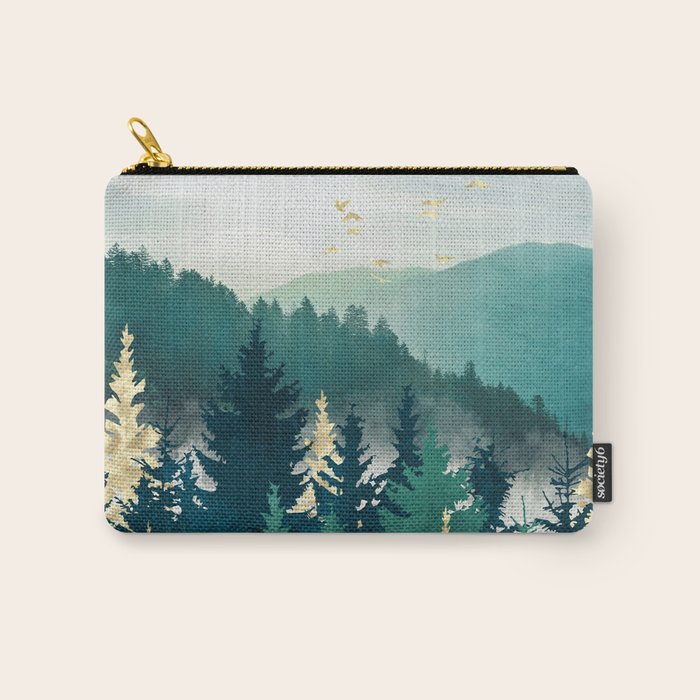 Blue Forest Mist Carry All Pouch Gallery Image 1
