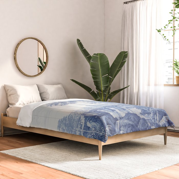 Vintage Italian Toile de Jouy Comforter Gallery Image 2