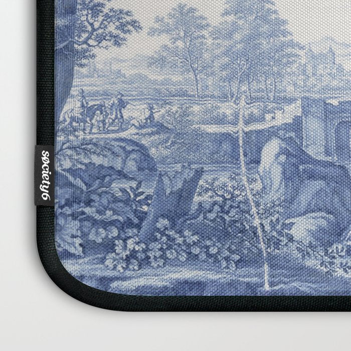 Vintage Italian Toile de Jouy Laptop Sleeve Gallery Image 3
