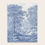 Vintage Italian Toile de Jouy Notebook Gallery Image 4