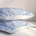 Vintage Italian Toile de Jouy Pillow Sham Gallery Image 3