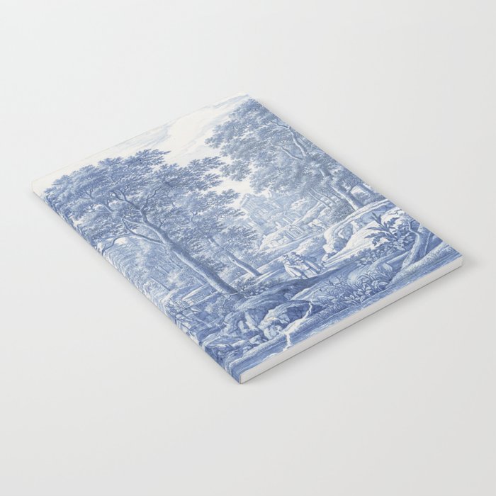 Vintage Italian Toile de Jouy Notebook