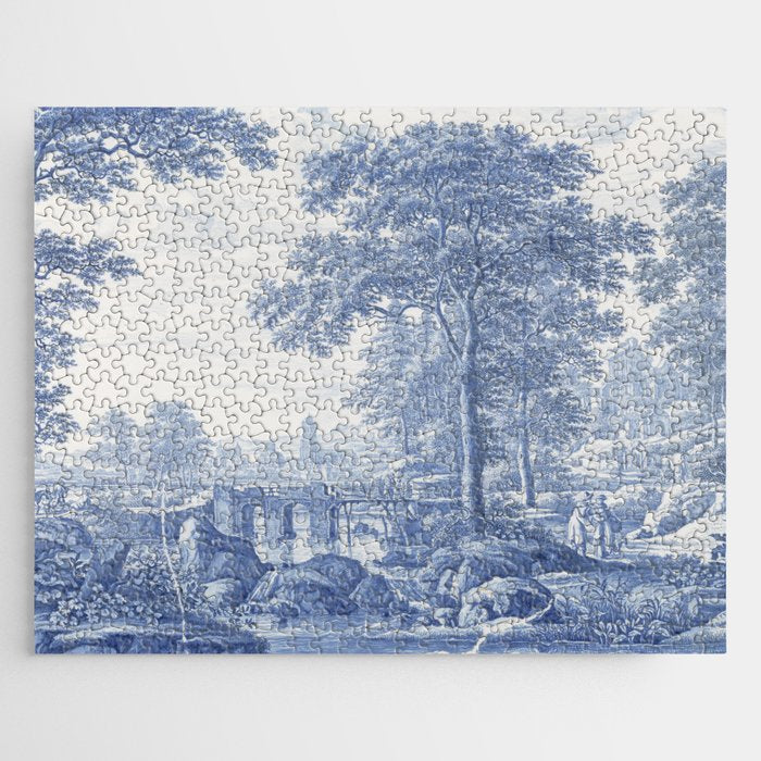 Vintage Italian Toile de Jouy Jigsaw Puzzle Gallery Image 1