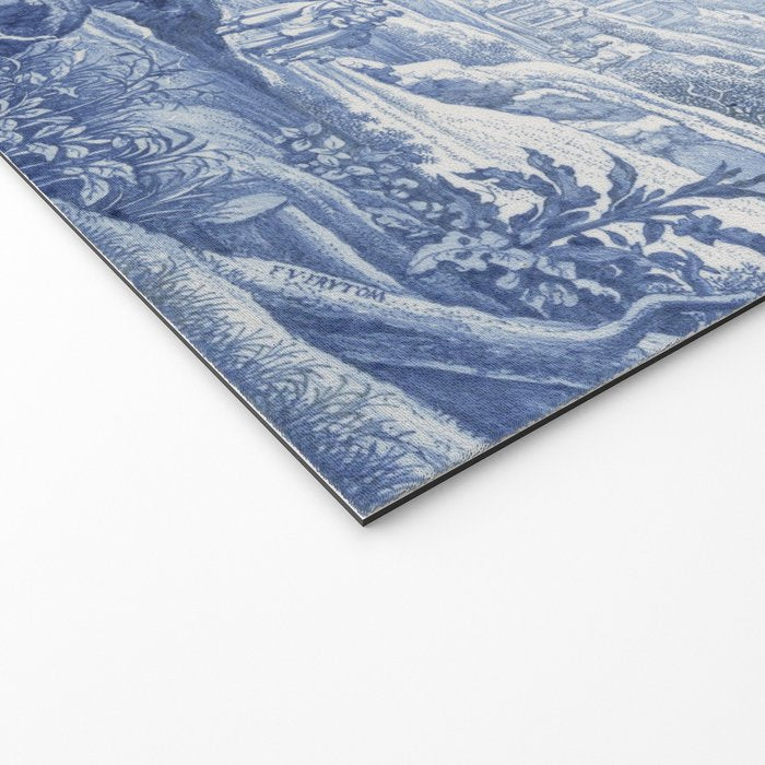 Vintage Italian Toile de Jouy Welcome Mat Gallery Image 2